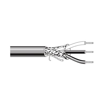 Belden 3 C, Gray, PVC, 1000 ft 5301FE 0081000